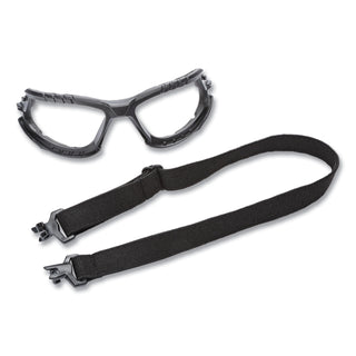 Solus 1000-Series Safety Glasses, Green Plastic Frame, Clear Polycarbonate Lens