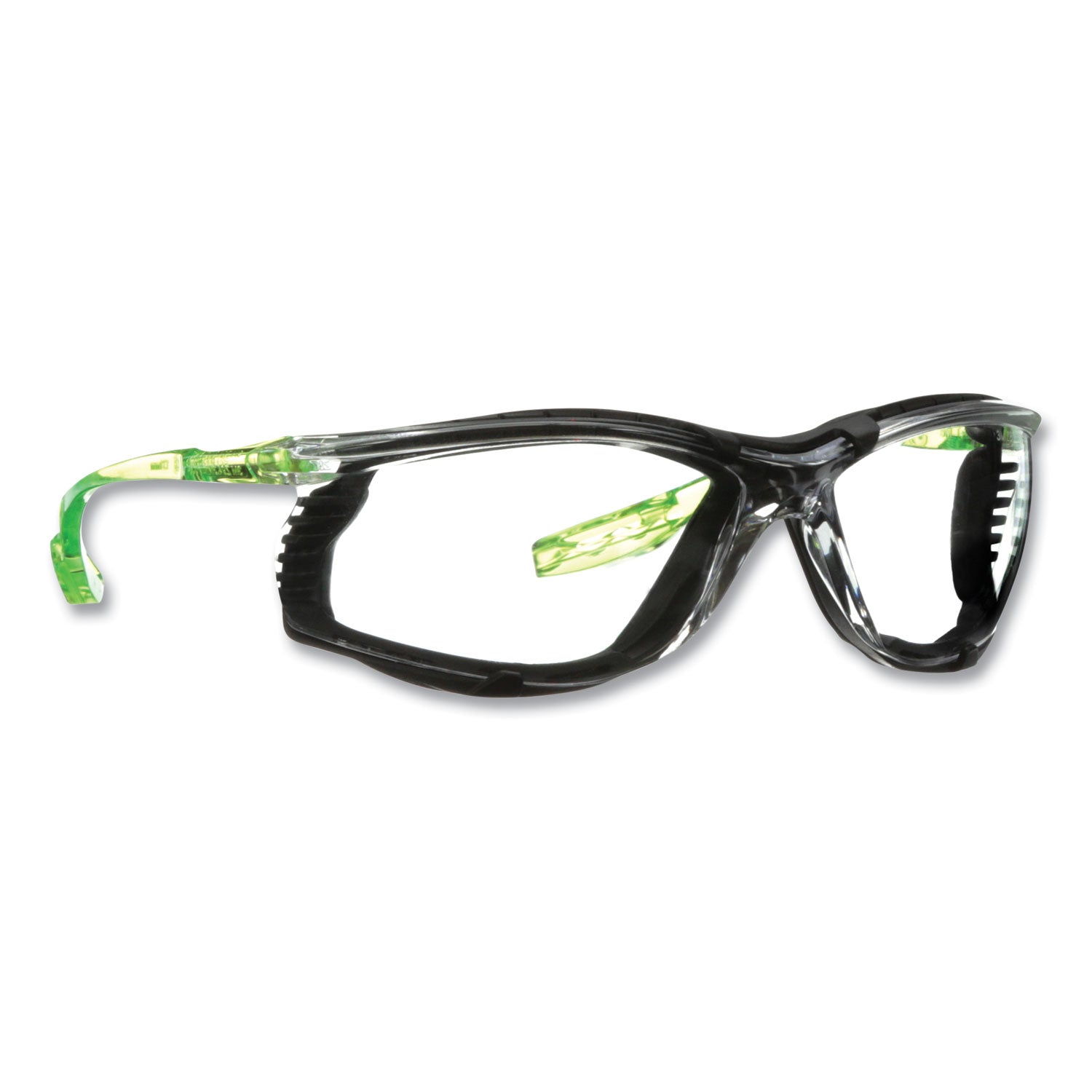 solus-ccs-series-protective-eyewear-green-plastic-frame-clear-polycarbonate-lens_mmmsccs01sgafgr - 1