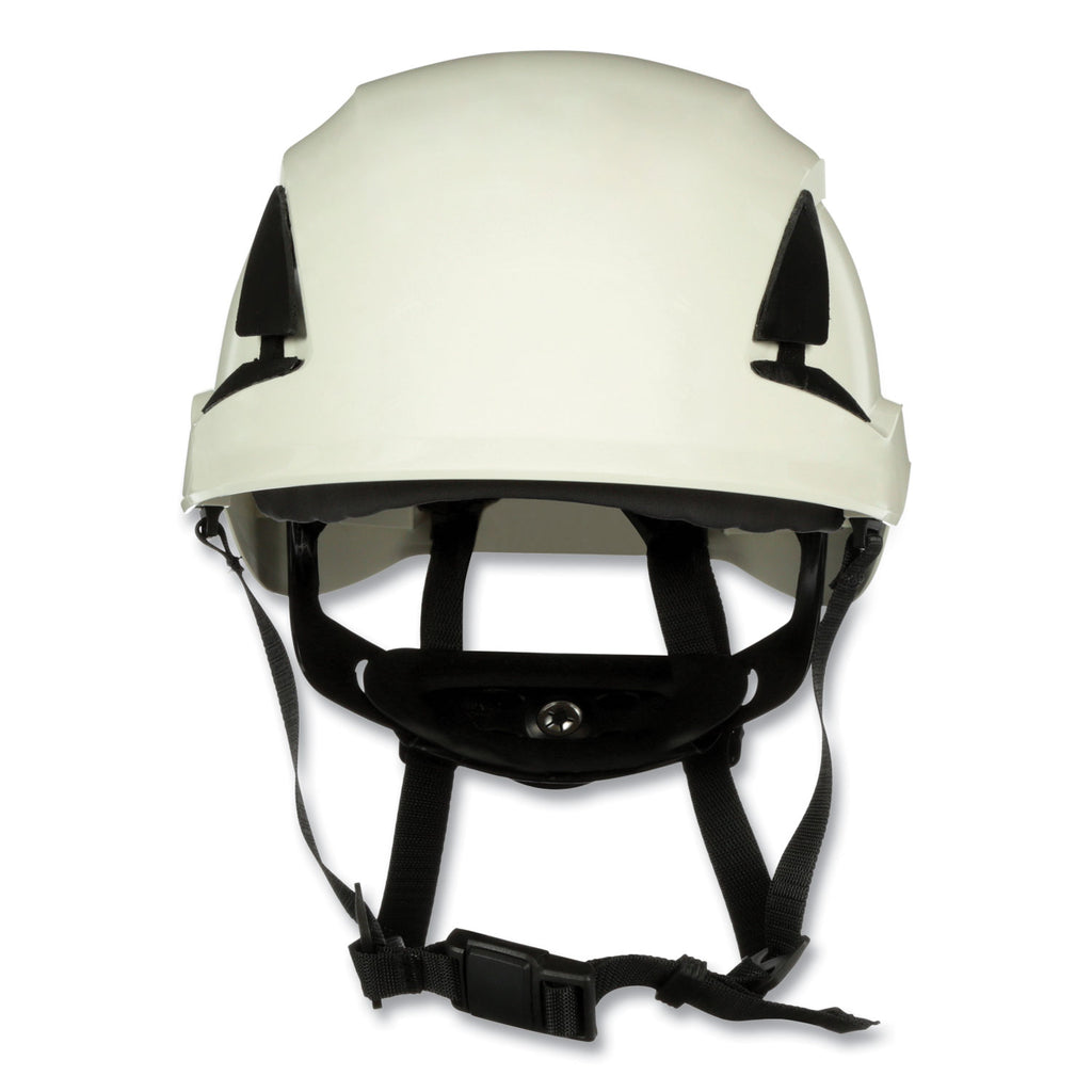 SecureFit X5000 Series Safety Helmet, 6-Point Pressure Diffusion Ratchet Suspension, White