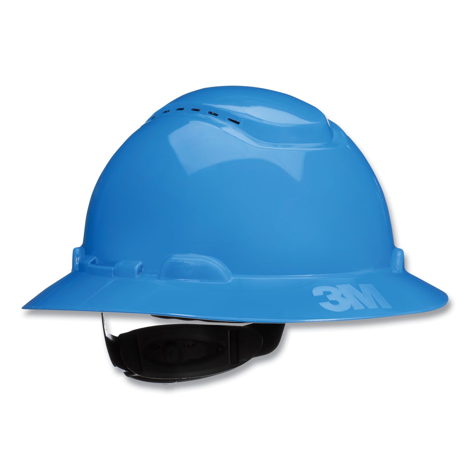 securefit-h-series-hard-hats-h-800-vented-hat-with-uv-indicator-4-point-pressure-diffusion-ratchet-suspension-blue_mmmh803sfvuv - 3