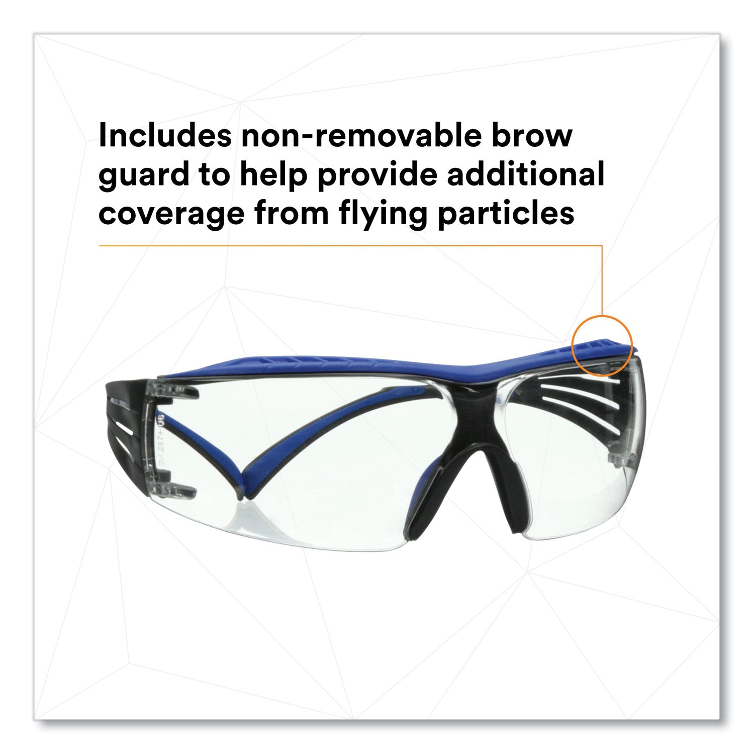 securefit-protective-eyewear-400-series-blue-gray-plastic-frame-clear-polycarbonate-lens_mmmsf204sgafblu - 3