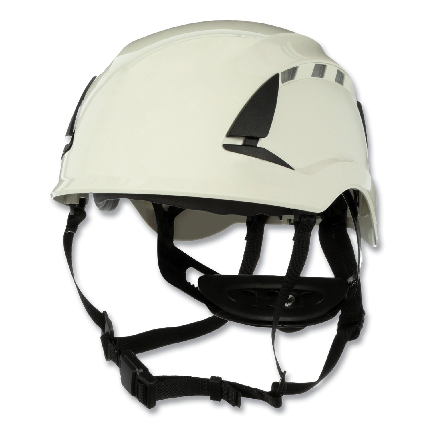 securefit-x5000-series-safety-helmet-vented-6-point-pressure-diffusion-ratchet-suspension-white_mmmx5001vansi - 1
