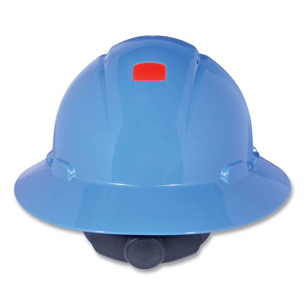 securefit-h-series-hard-hats-h-800-hat-with-uv-indicator-4-point-pressure-diffusion-ratchet-suspension-blue_mmmh803sfruv - 1