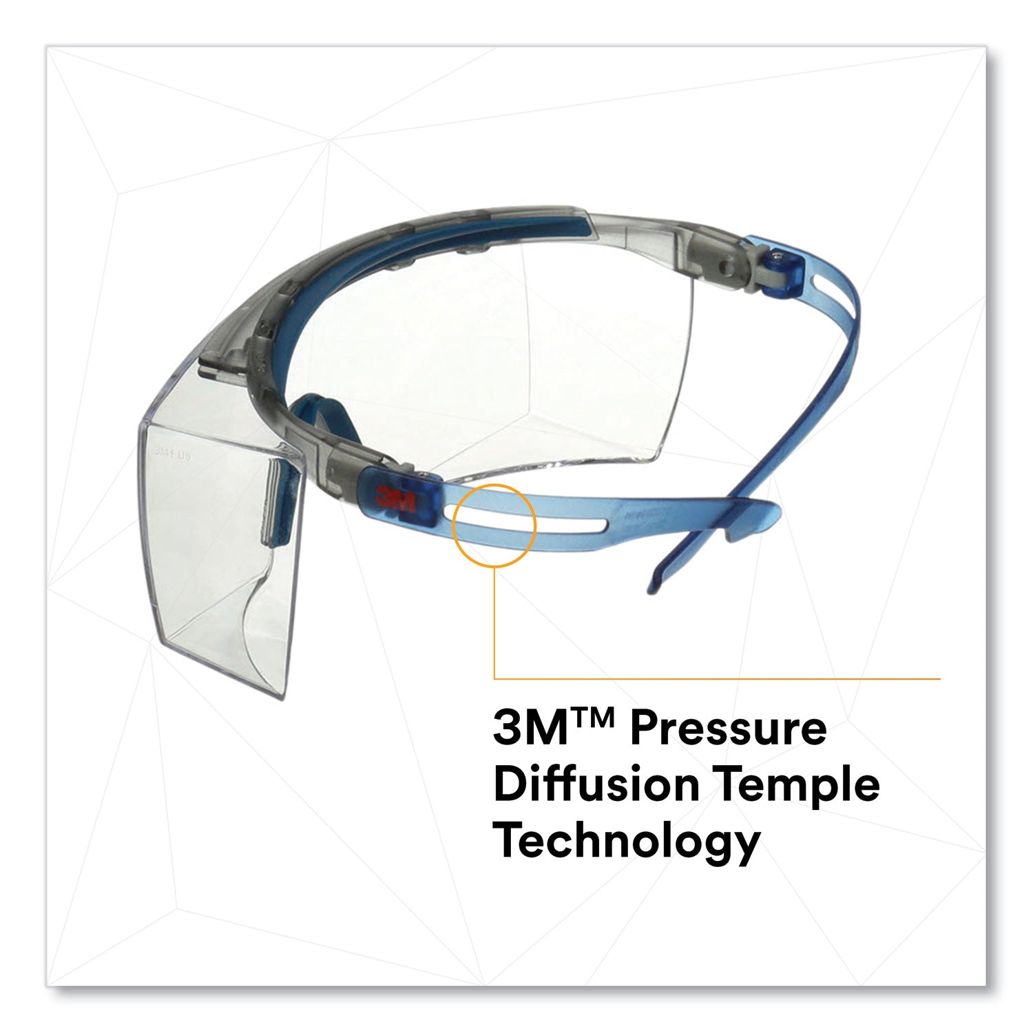 securefit-protective-eyewear-3700-otg-series-blue-plastic-frame-clean-polycarbonate-lens_mmmsf3701xsgab - 4