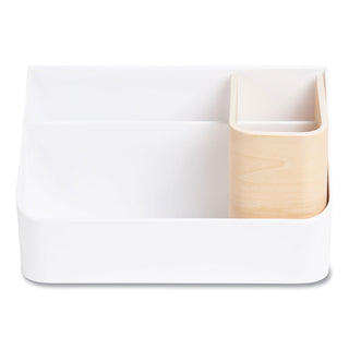 mod-all-in-one-desktop-organizer-4-compartments-539-x-965-x-508-white-plastic_ubr5390u0001 - 2