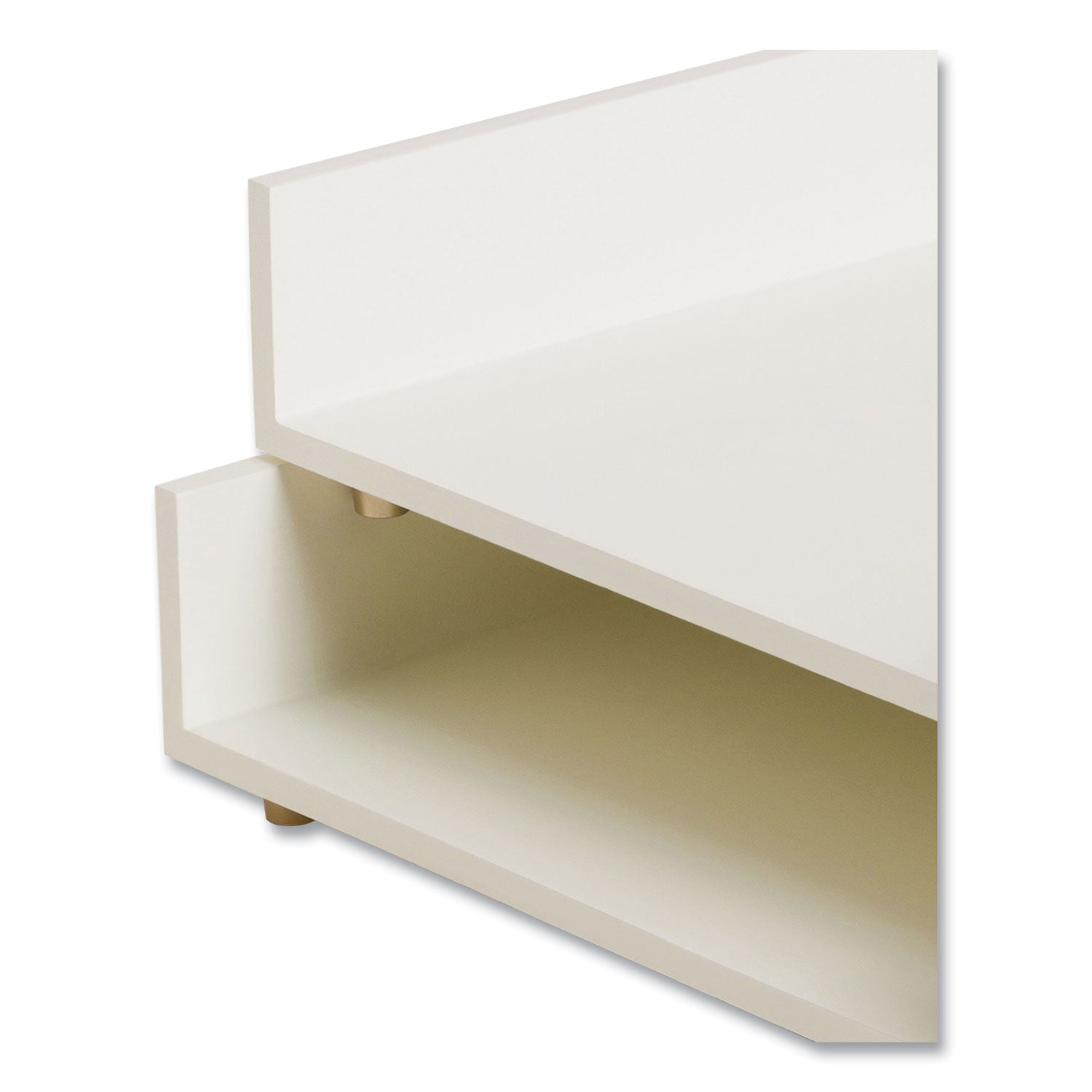 Juliet Paper Tray, 1 Section, Holds 11" x 8.5" Files, 10 x 12.25 x 2.5, White - 