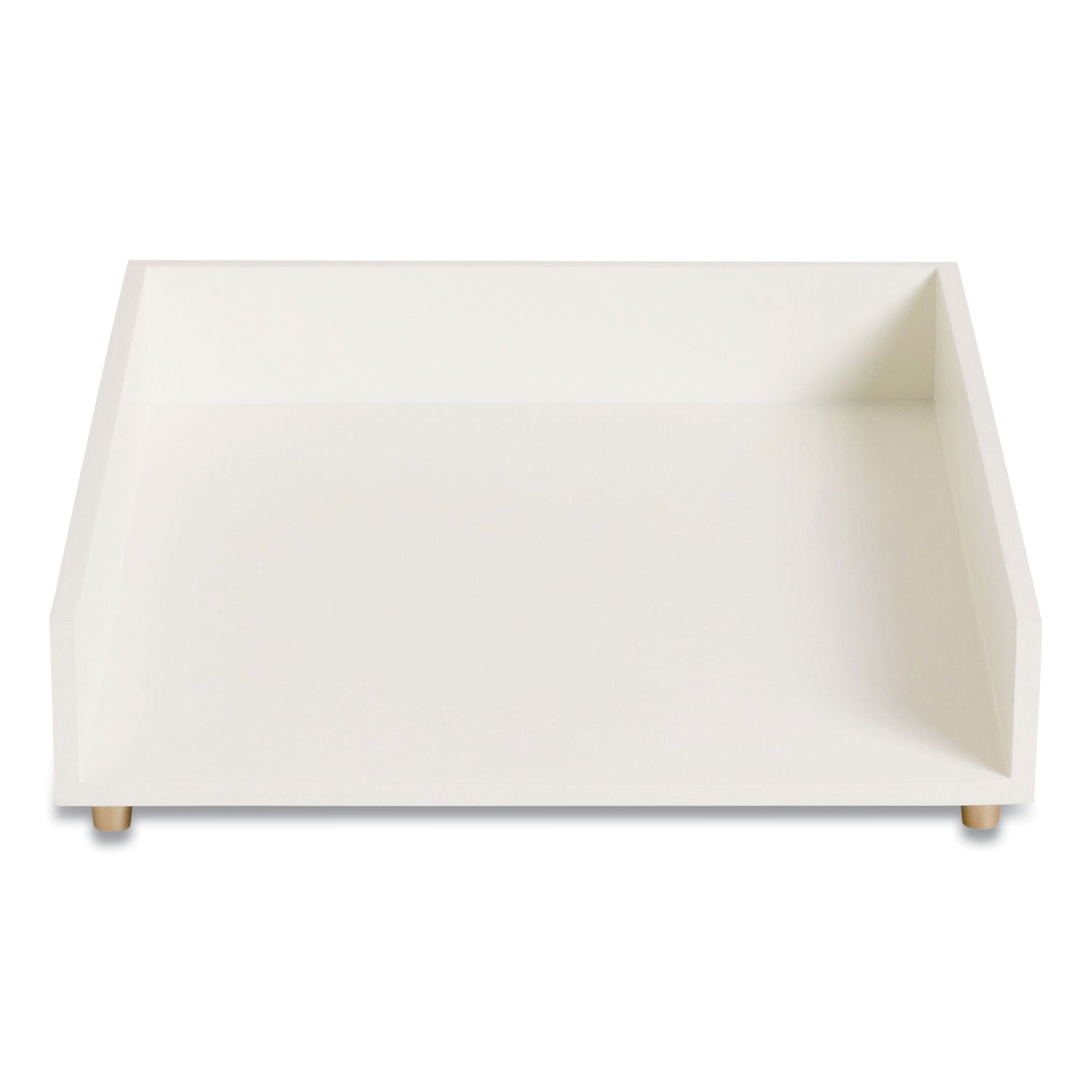 Juliet Paper Tray, 1 Section, Holds 11" x 8.5" Files, 10 x 12.25 x 2.5, White - 