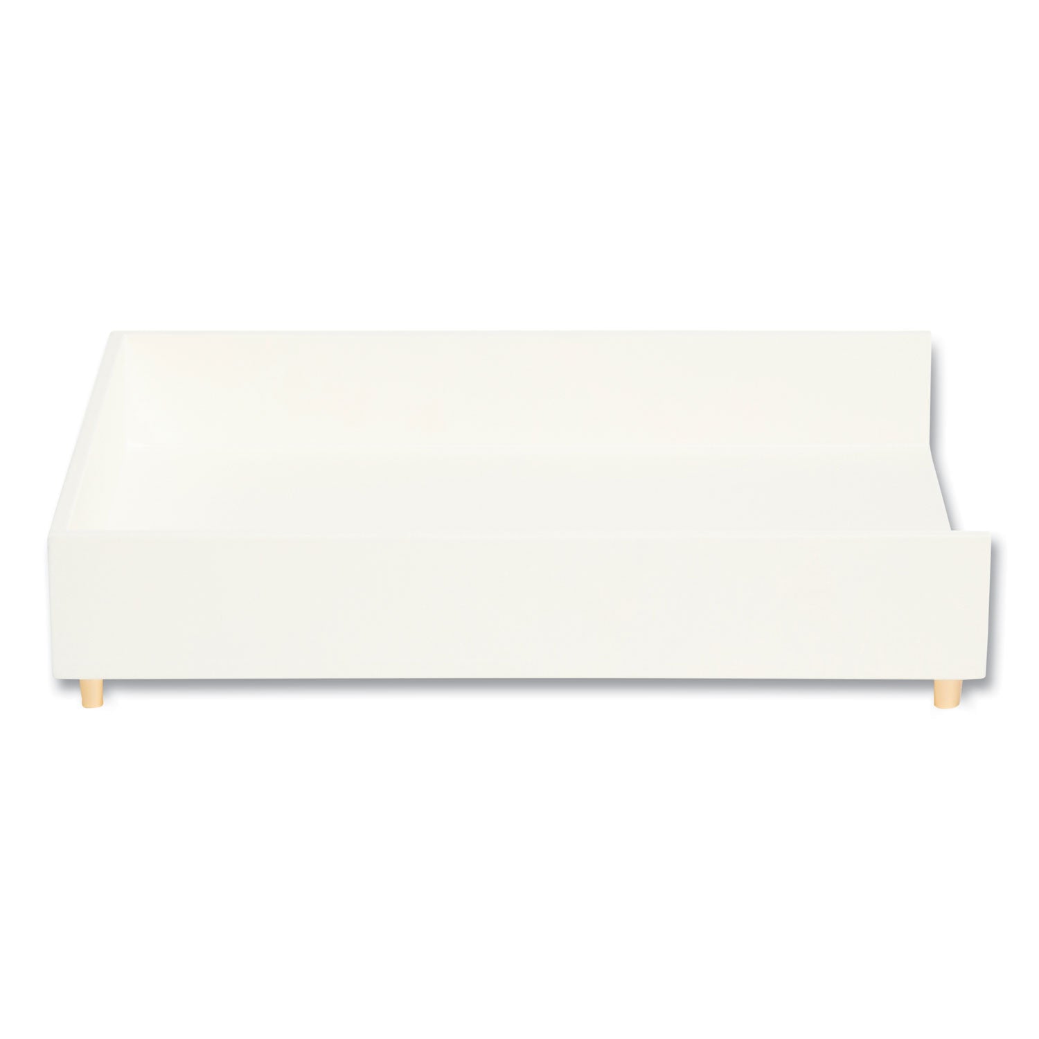 Juliet Paper Tray, 1 Section, Holds 11" x 8.5" Files, 10 x 12.25 x 2.5, White - 