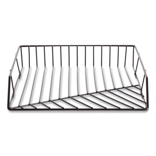 Vena Paper Tray, 1 Section, Holds 11" x 8.5" Sheets, 10.04 x 12.44 x 2.01, Black