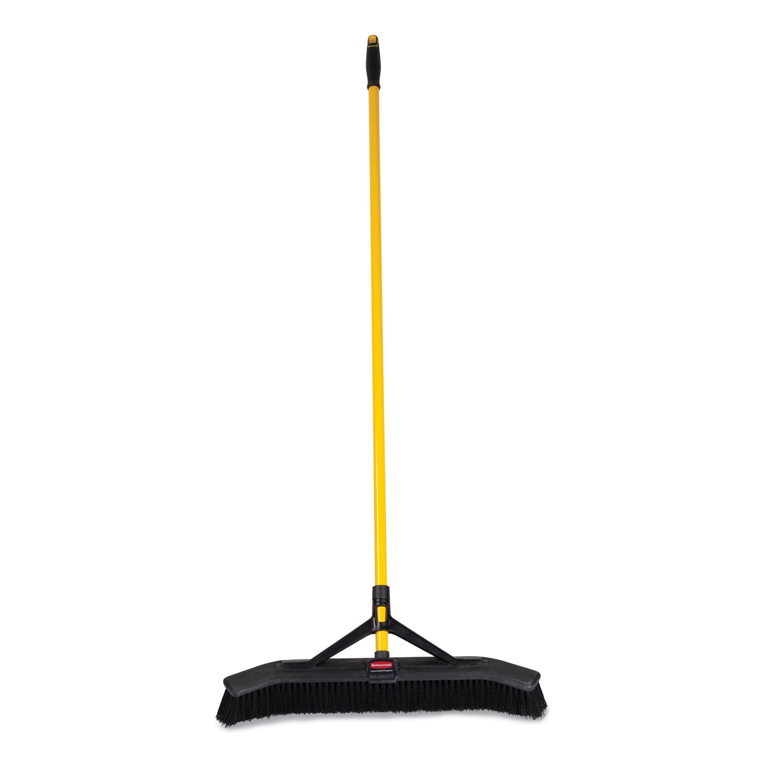 maximizer-push-to-center-broom-24-polypropylene-bristles-yellow-black_rcp2186280 - 1