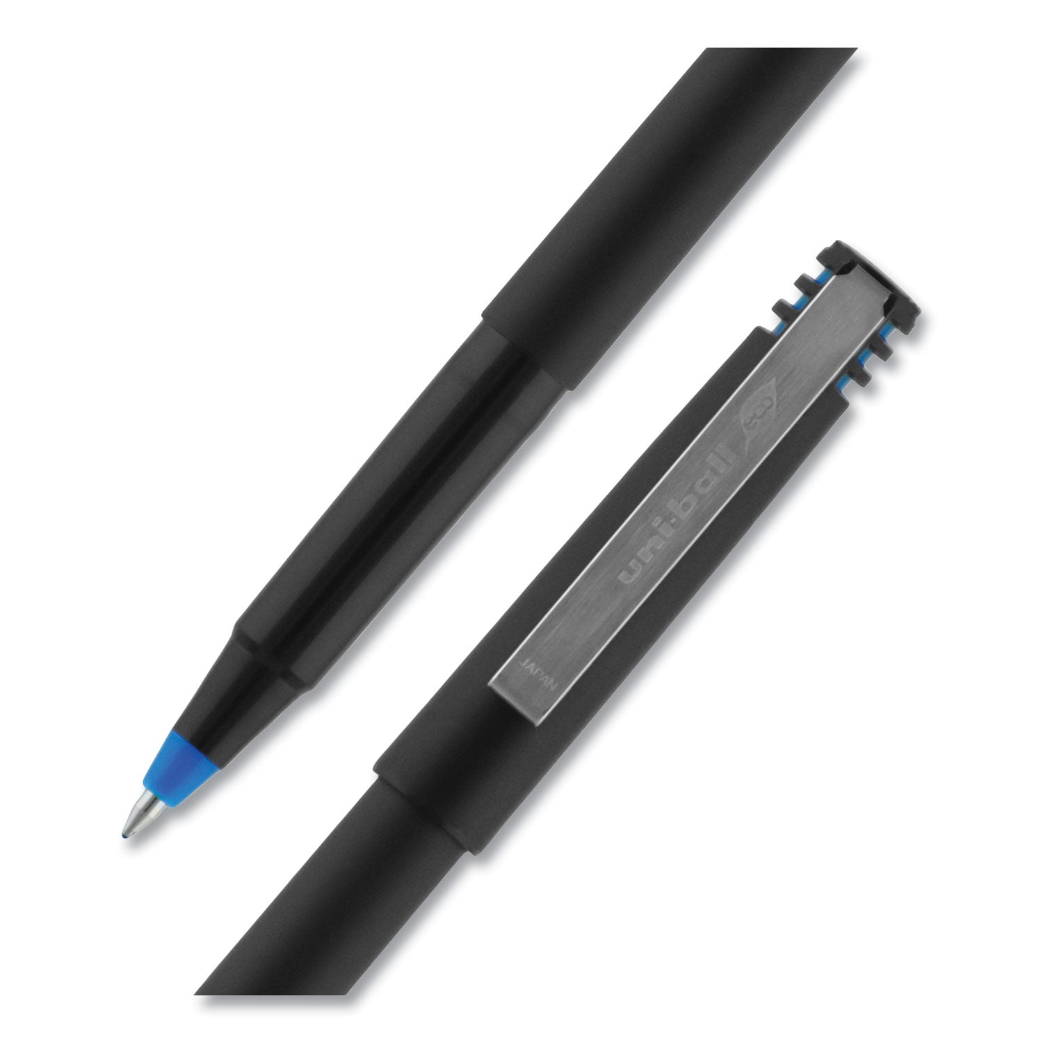 roller-ball-pen-stick-fine-07-mm-blue-ink-black-blue-barrel-dozen_ubc60103 - 5