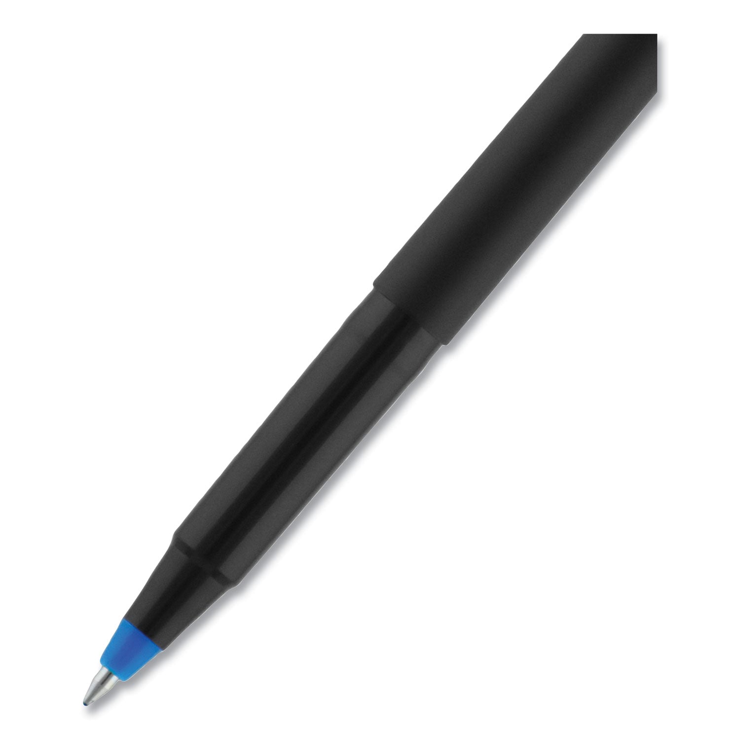 roller-ball-pen-stick-fine-07-mm-blue-ink-black-blue-barrel-dozen_ubc60103 - 7