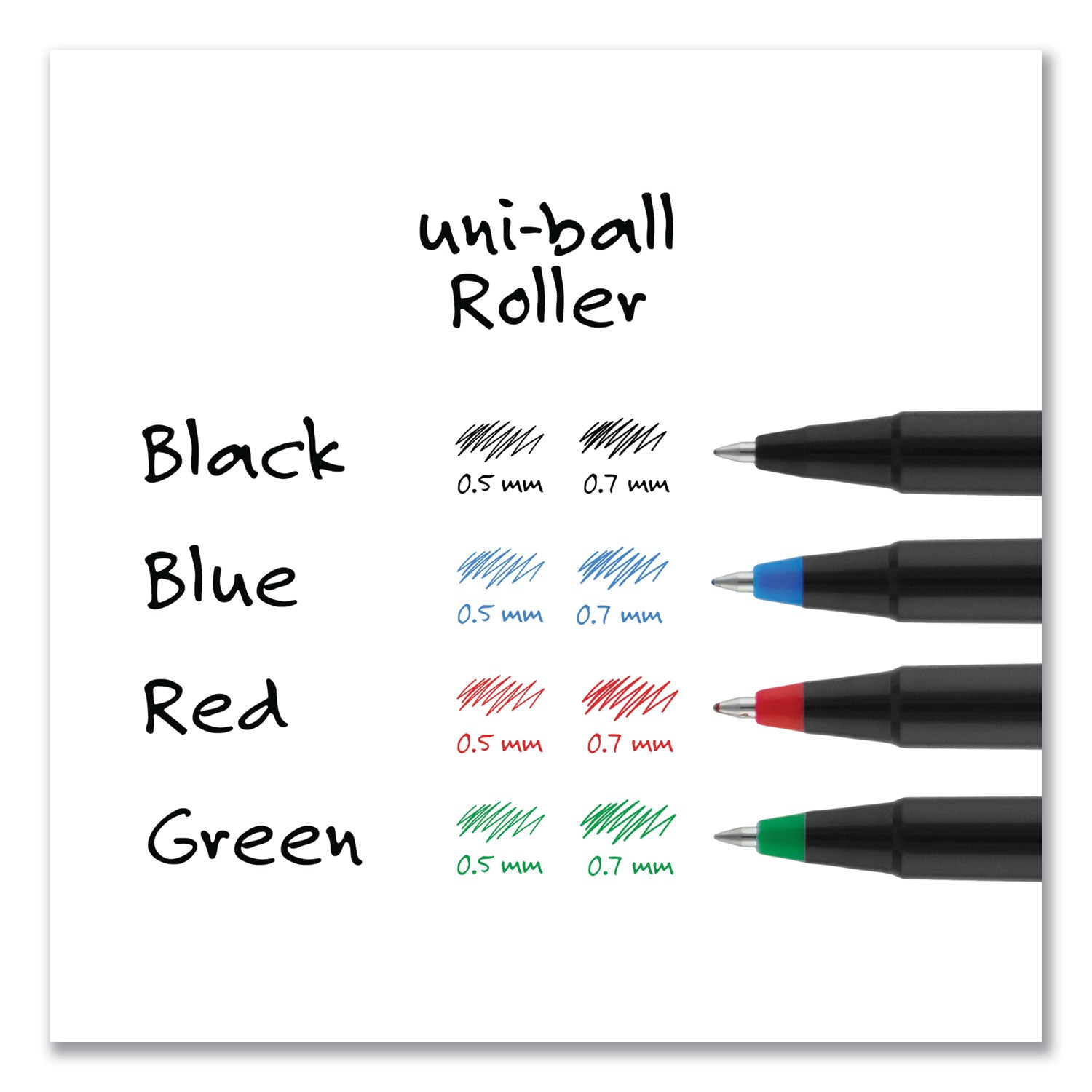 roller-ball-pen-stick-fine-07-mm-blue-ink-black-blue-barrel-dozen_ubc60103 - 8