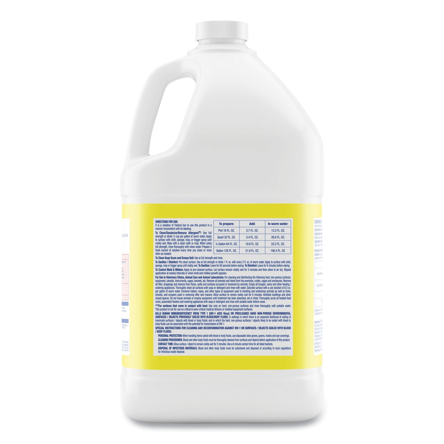 disinfectant-deodorizing-cleaner-concentrate-lemon-scent-128-oz-bottle-4-carton_rac99985ct - 3