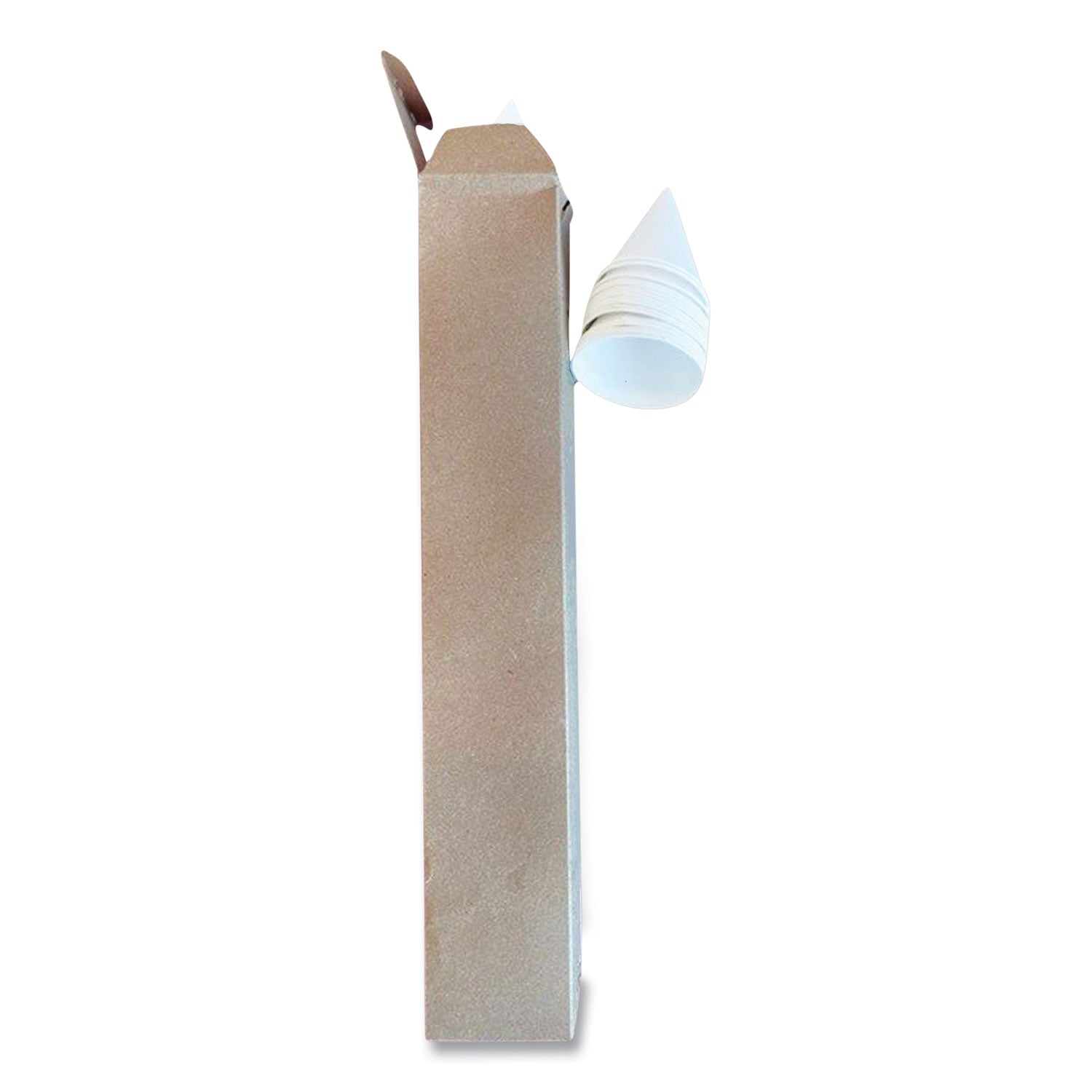 Paper Cone Cups, 3.2 oz, White, 5,000/Carton