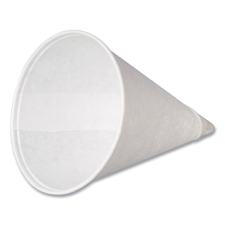 Paper Cone Cups, 4 oz, White, 5,000/Carton