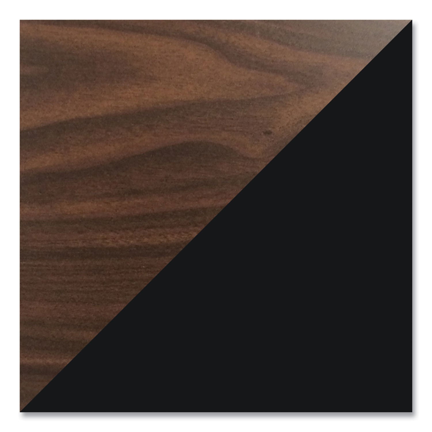 Teachers Pedestal Desks, One Right-Hand Pedestal: Box/File Drawers, 48" x 30" x 29.5", Walnut/Black