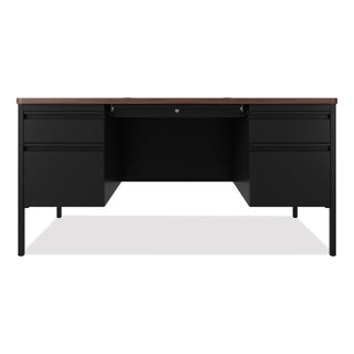teachers-pedestal-desks-left-and-right-hand-pedestals-box-file-drawer-format-60-x-30-x-295-walnut-black_hid22654 - 2