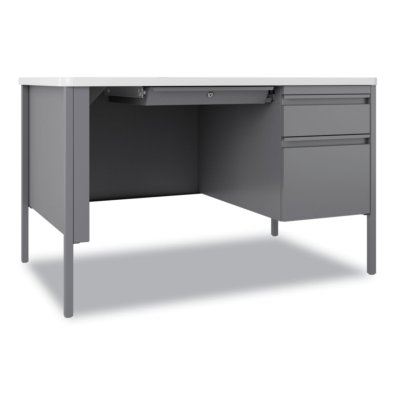 teachers-pedestal-desks-one-right-hand-pedestal-box-file-drawers-48-x-30-x-295-white-platinum_hid22653 - 1