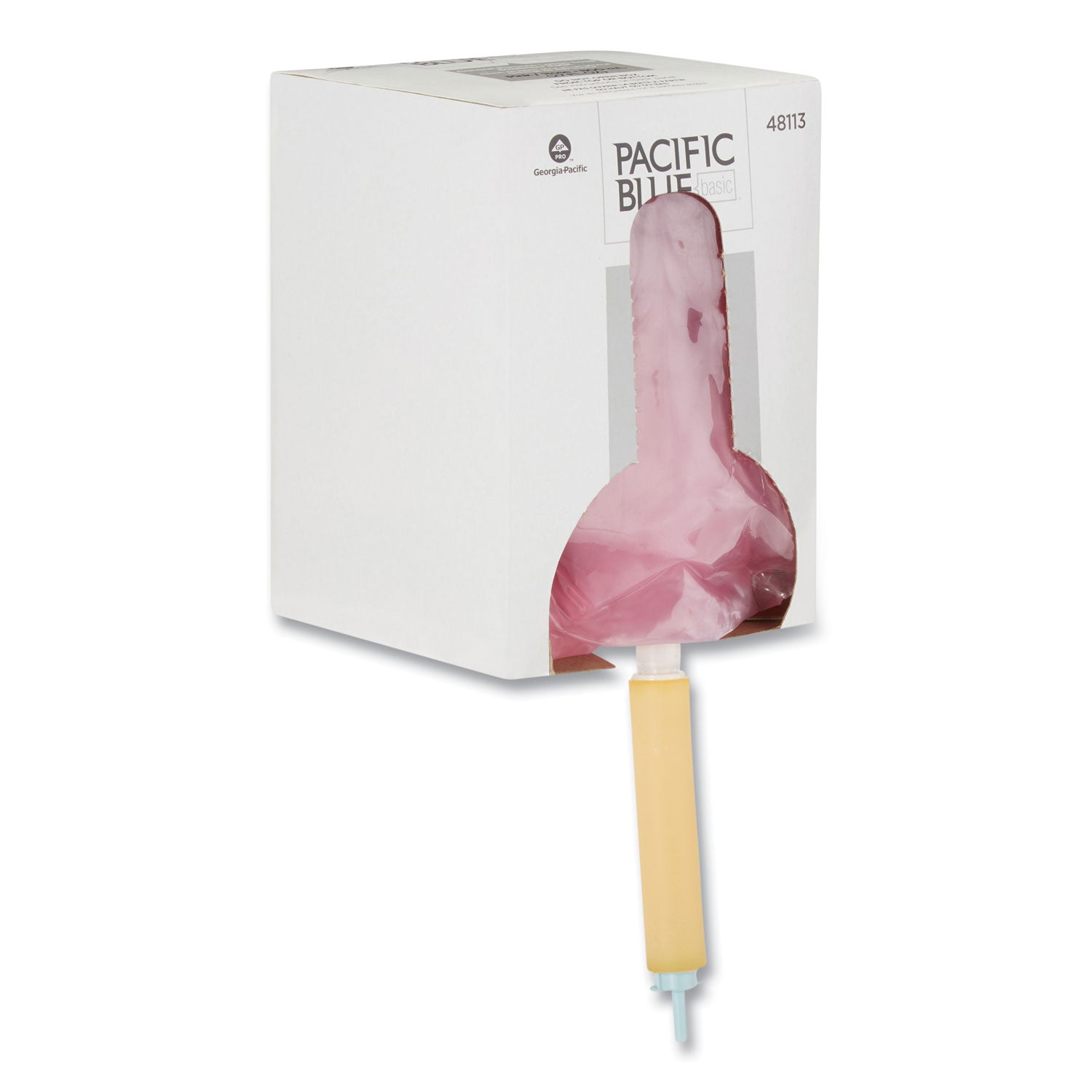 Liquid General Purpose Soap, Pink Pearlescent, 800 mL Refill, 12/Carton