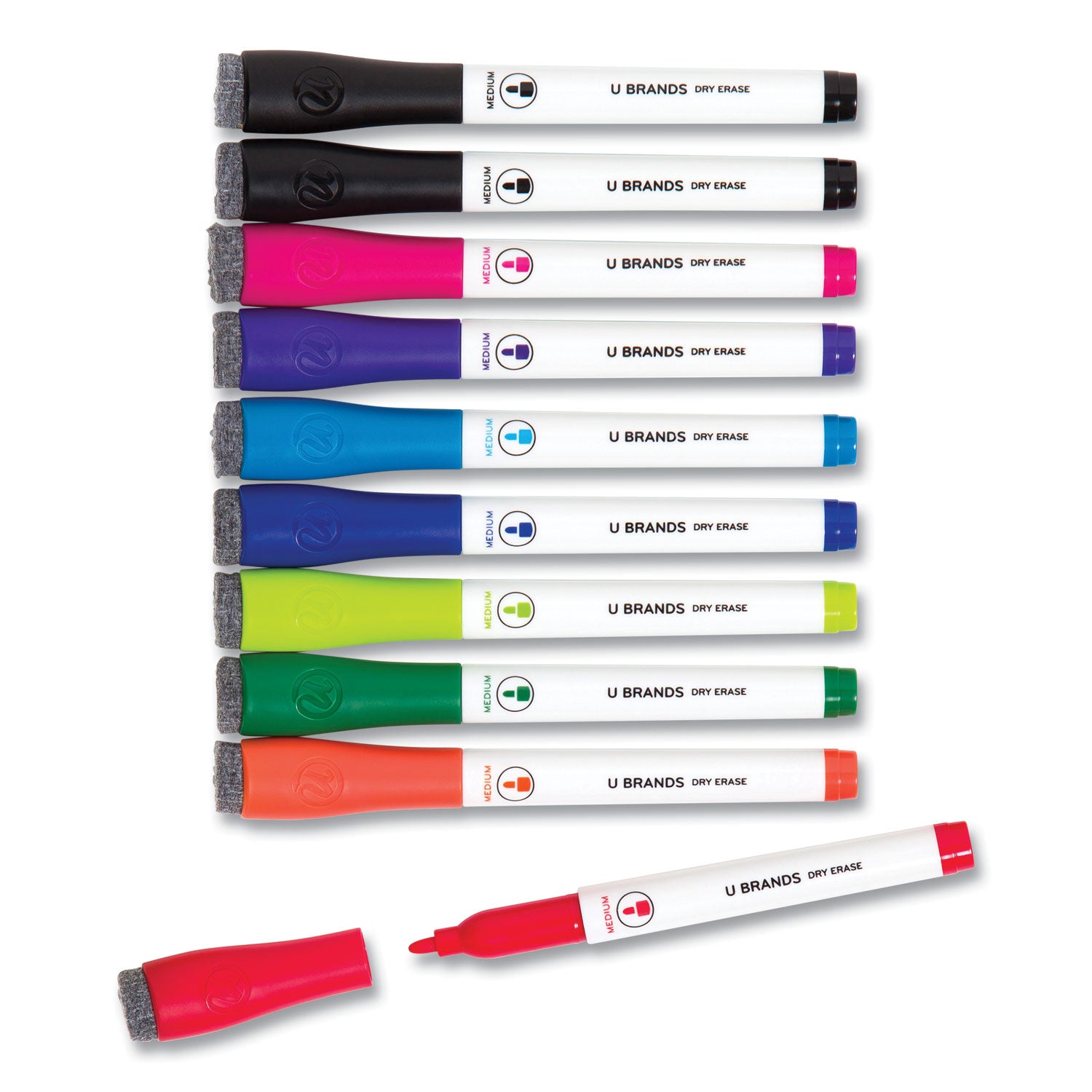 medium-point-dry-erase-markers-medium-chisel-tip-assorted-colors-10-pack_ubr504u0624 - 1