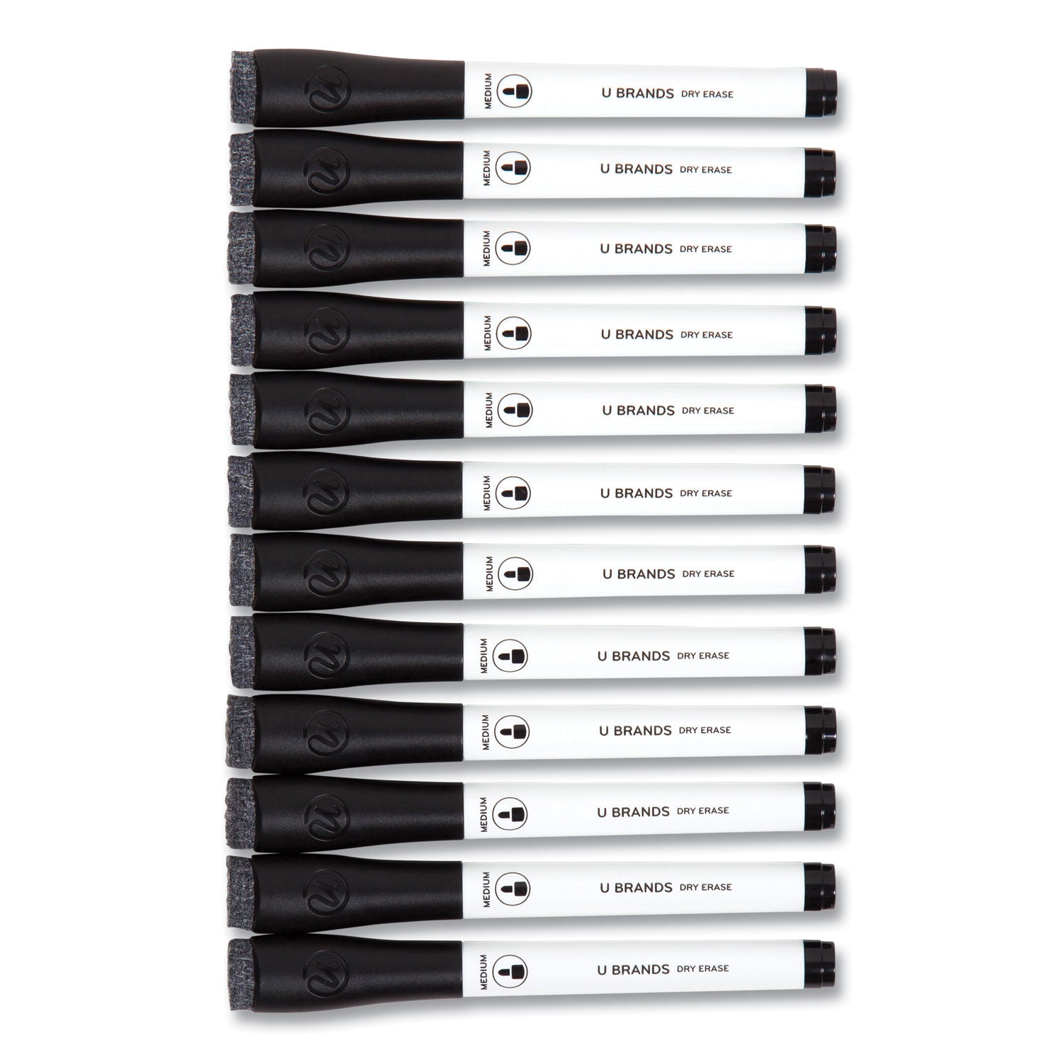 medium-point-low-odor-dry-erase-markers-with-erasers-medium-bullet-tip-black-dozen_ubr2922u0012 - 2