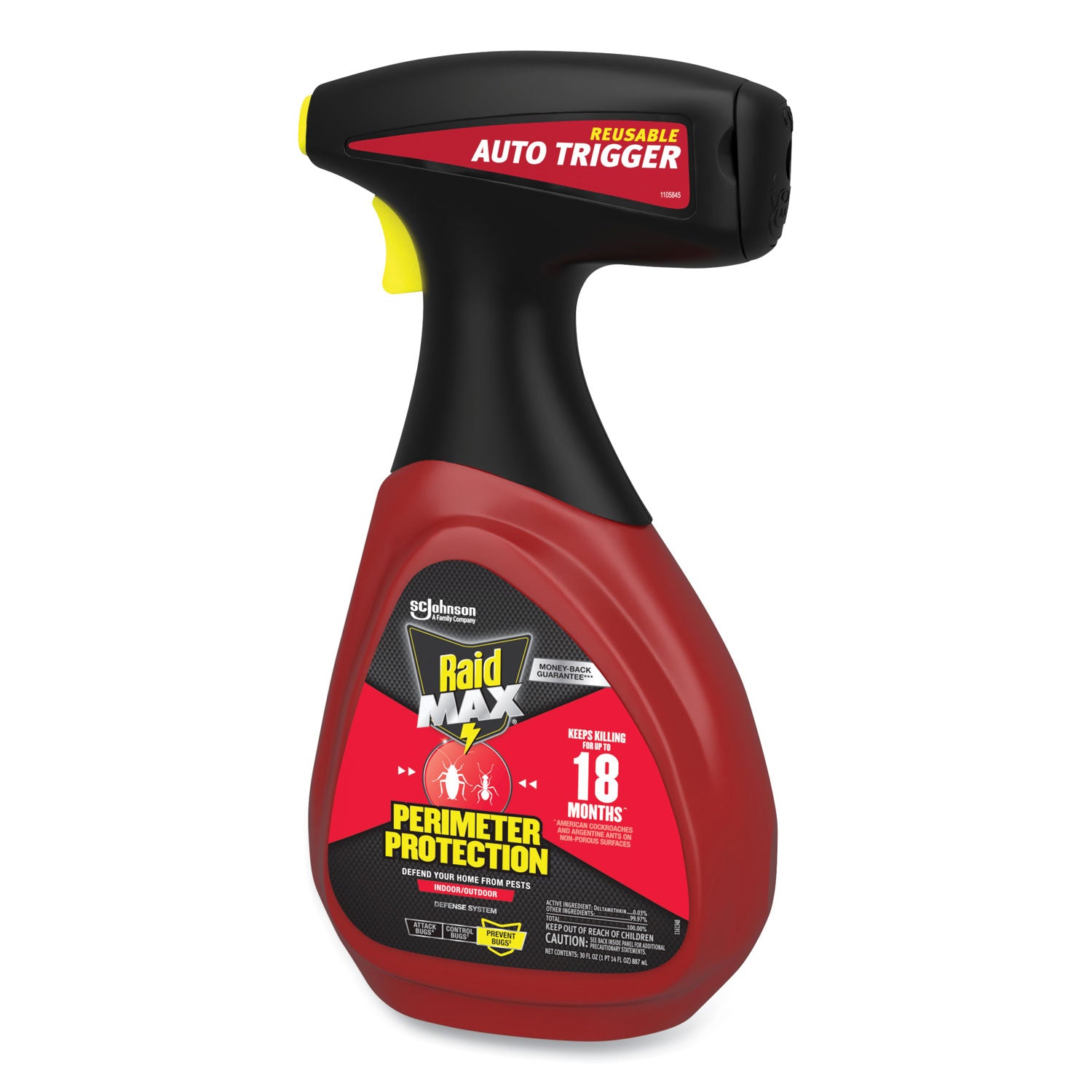 MAX Perimeter Protection, 30 oz Bottle, 6/Carton