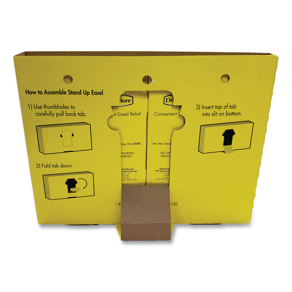 Single-Dose Medicine Dispenser, 105-Pieces, Plastic Case, Yellow