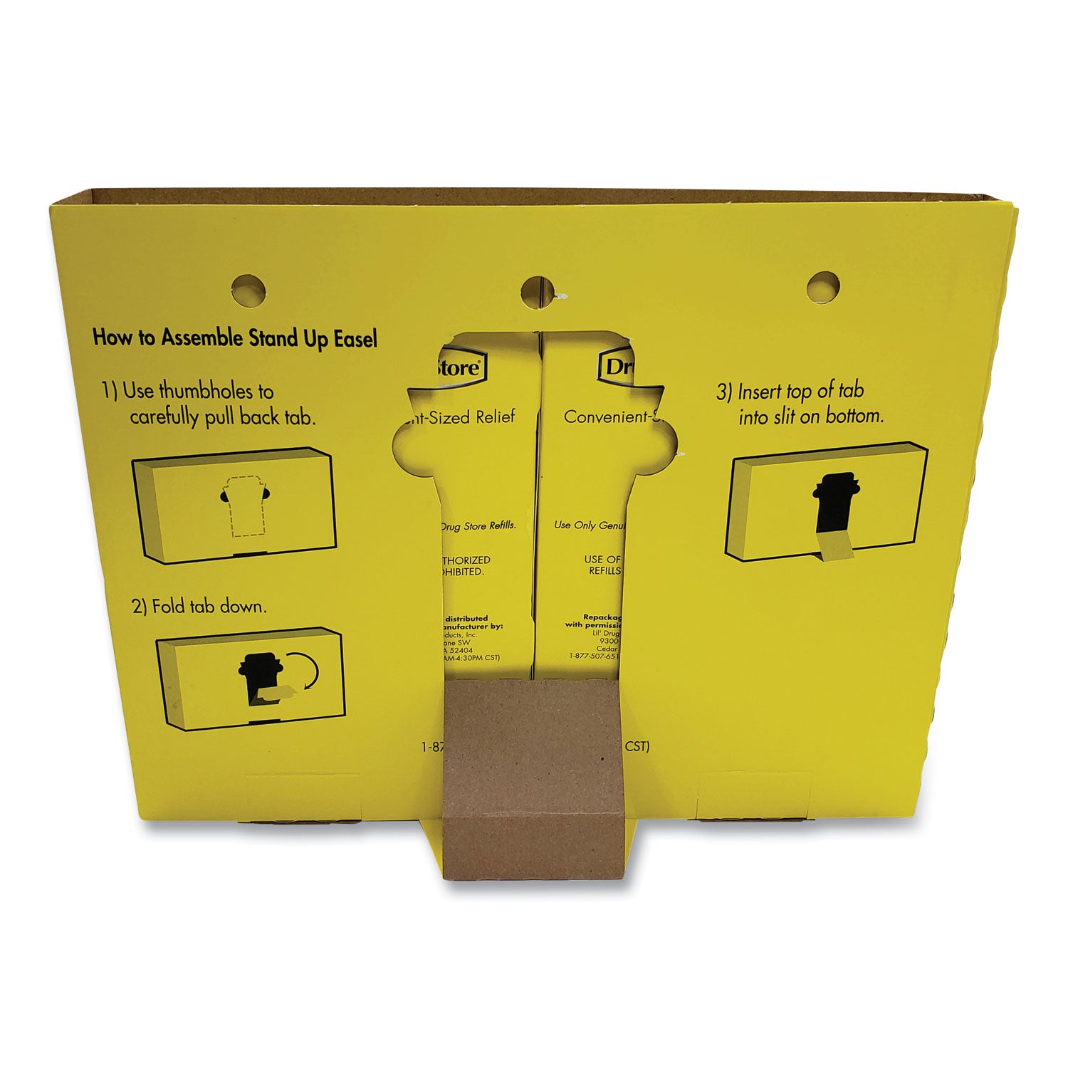 Single-Dose Medicine Dispenser, 105-Pieces, Plastic Case, Yellow