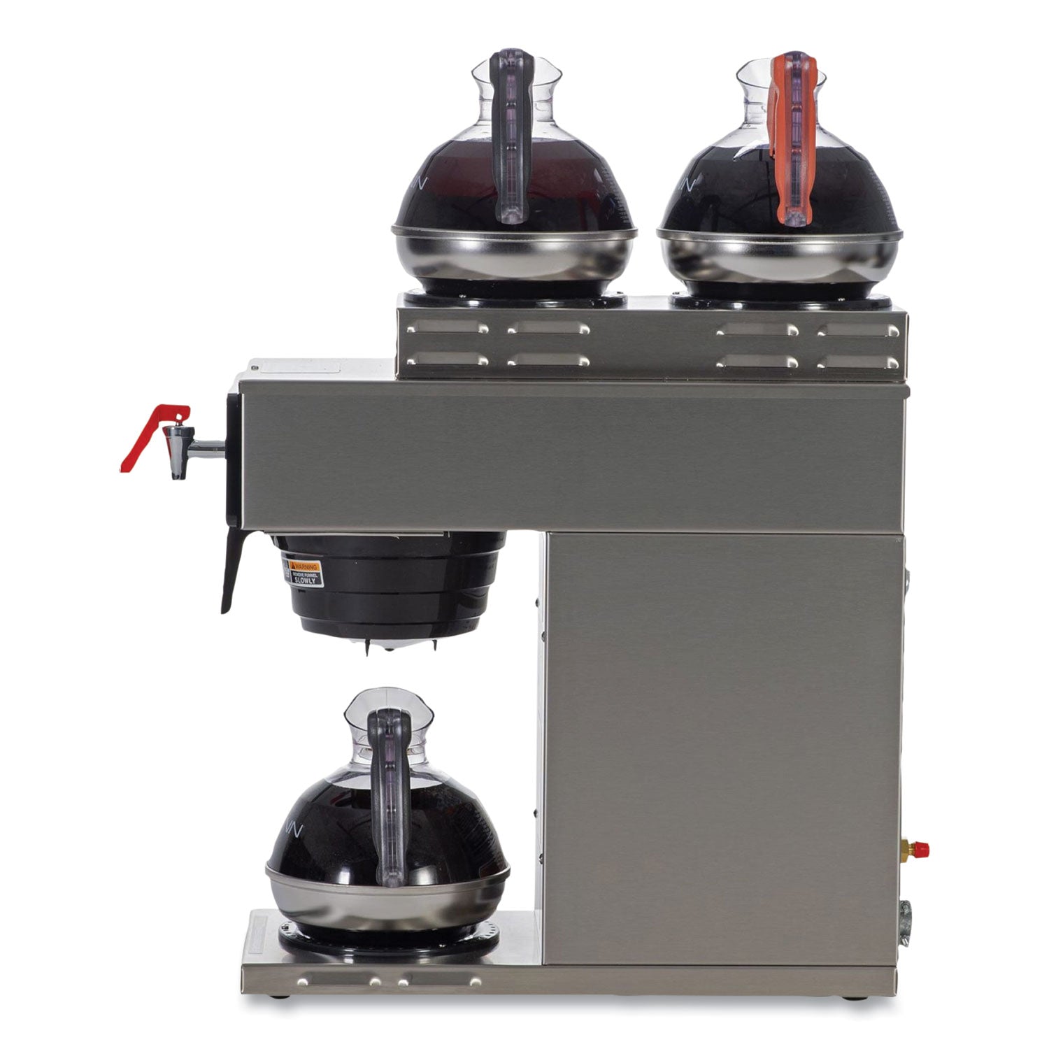 axiom-dv-3-12-cup-dual-voltage-coffee-brewer-with-3-warmers-silver-black-ships-in-7-10-business-days_bun387000008 - 4