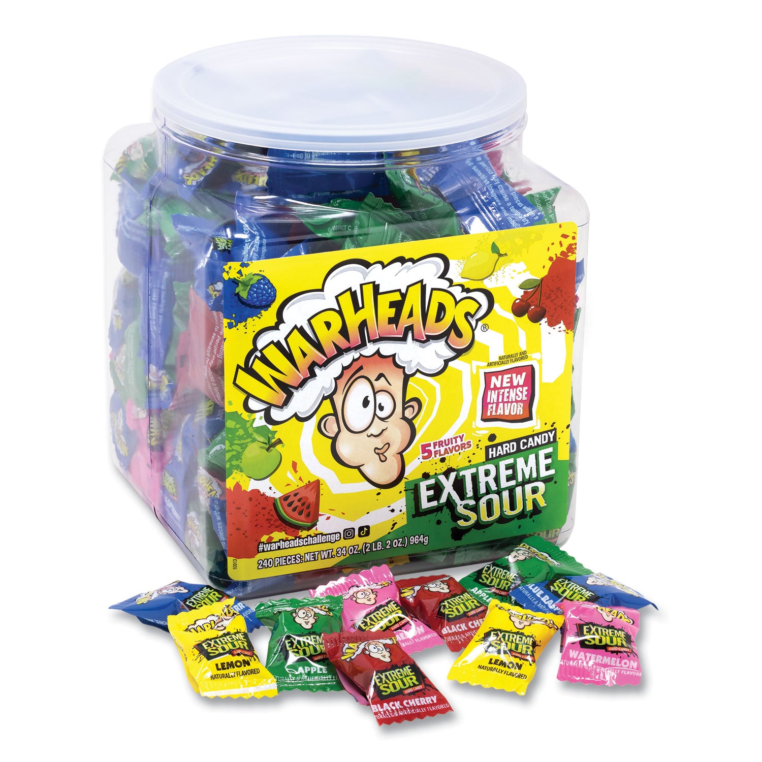 xtreme-sour-hard-candy-assorted-flavors-34-oz-tub-ships-in-1-3-business-days_grr22002140 - 1