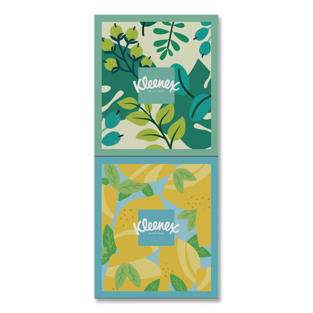 Lotion Facial Tissue, 3-Ply, White, 60 Sheets/Box, 4 Boxes/Pack, 8 Packs/Carton
