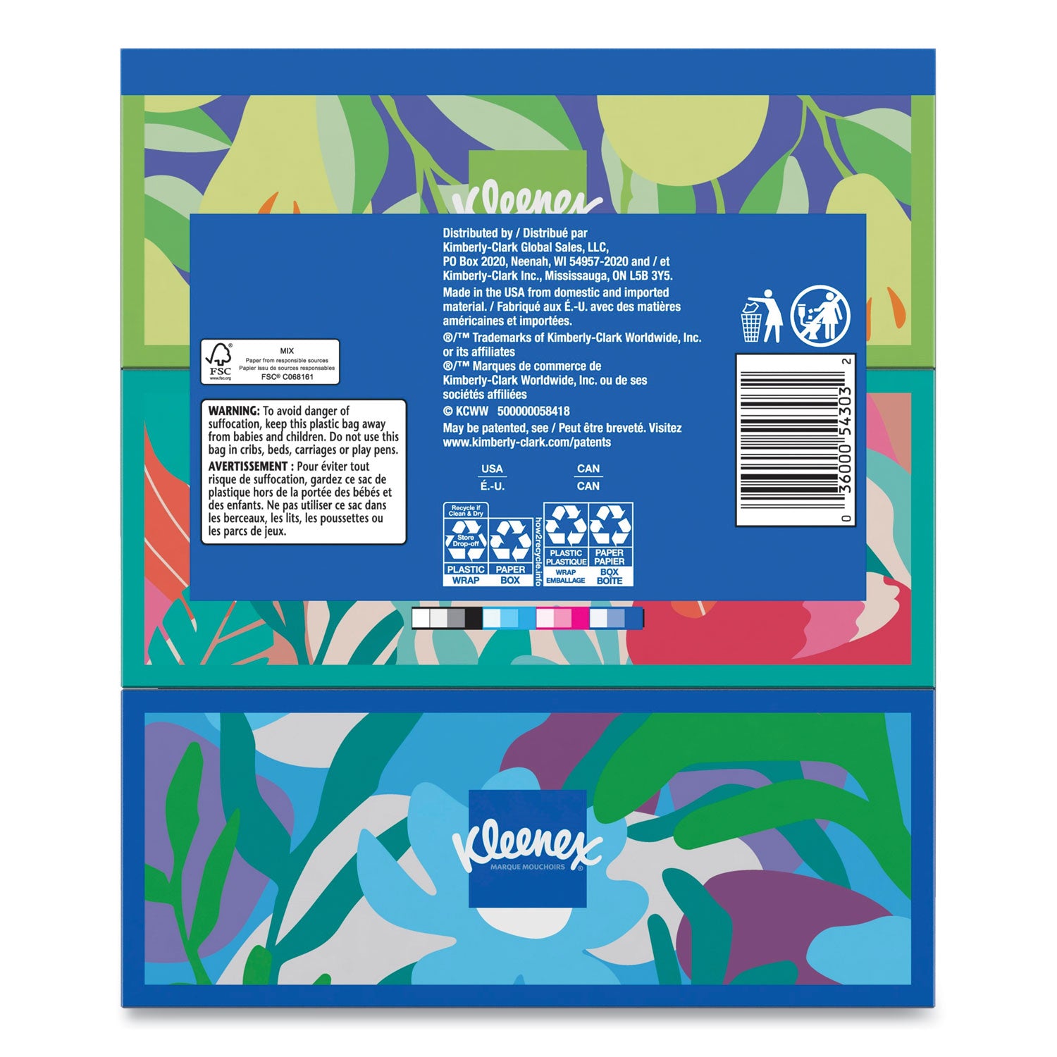 Trusted Care Facial Tissue, 2-Ply, White, 160 Sheets/Box, 3 Boxes/Pack, 12 Packs/Carton