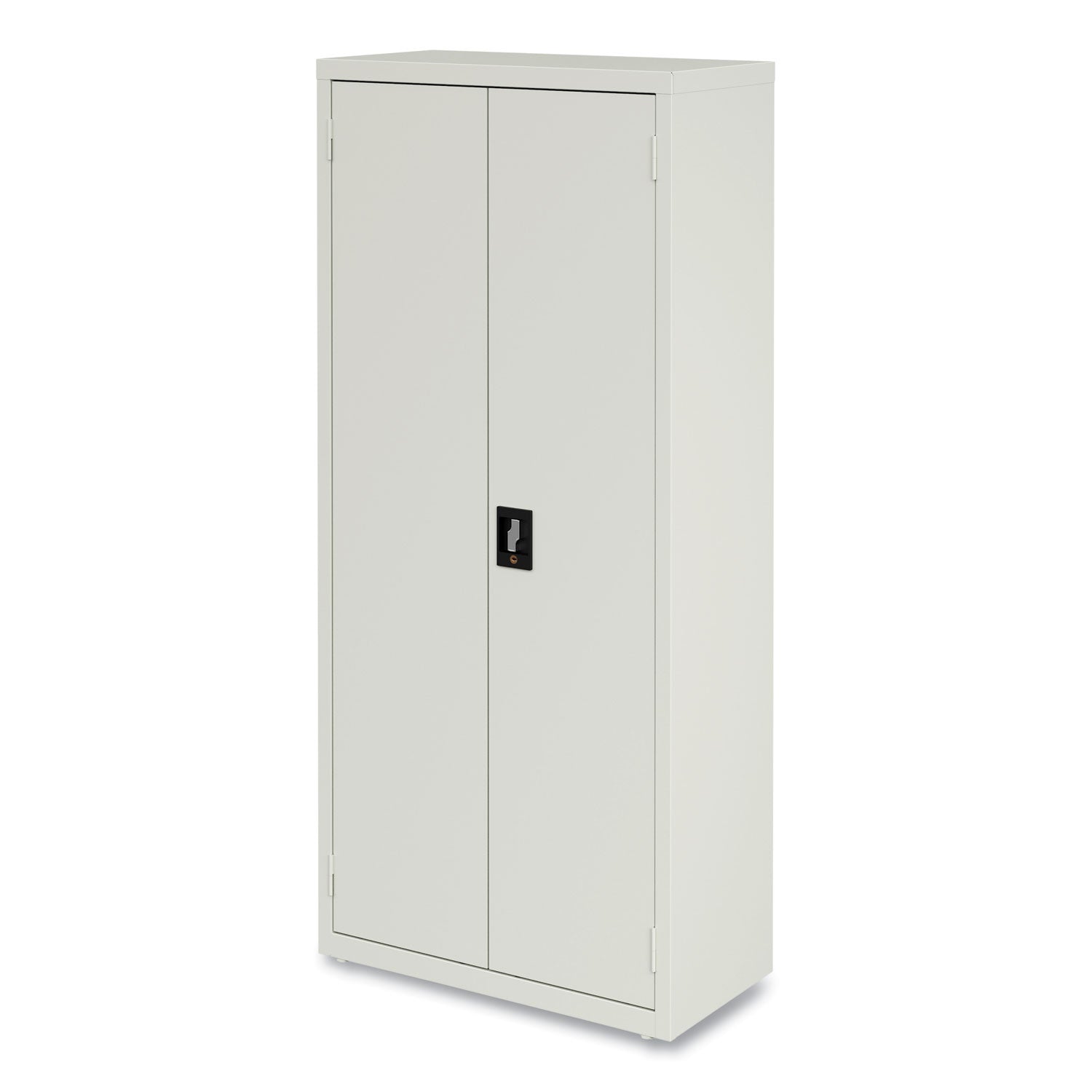 Fully Assembled Storage Cabinets, 3 Shelves, 30" x 15" x 66", Light Gray