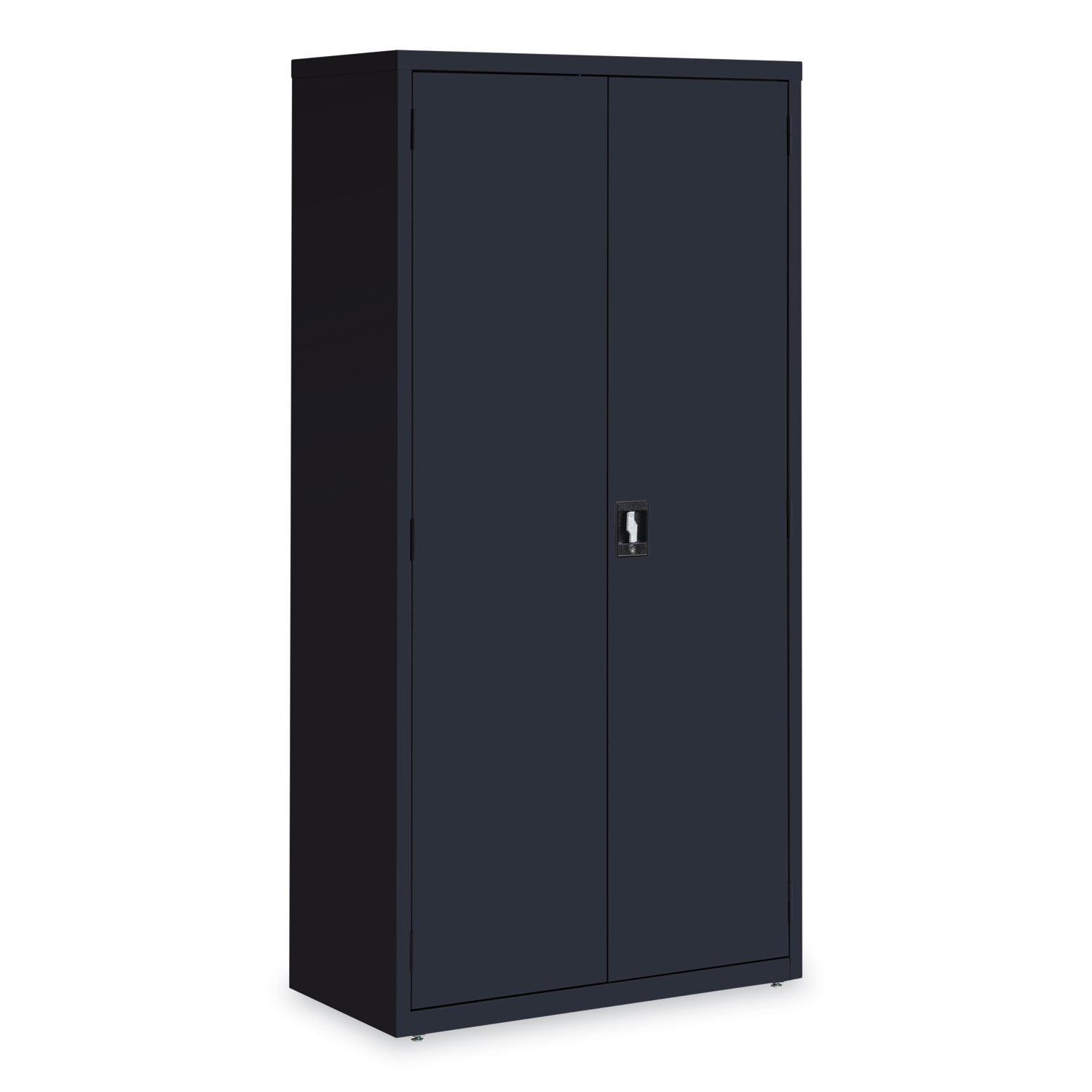 Fully Assembled Storage Cabinets, 5 Shelves, 36" x 18" x 72", Black