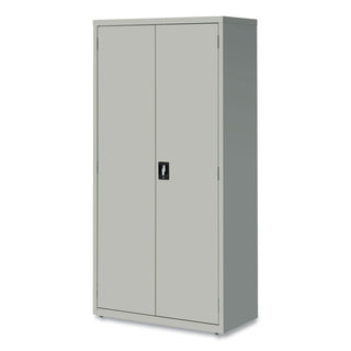 Fully Assembled Storage Cabinets, 5 Shelves, 36" x 18" x 72", Light Gray