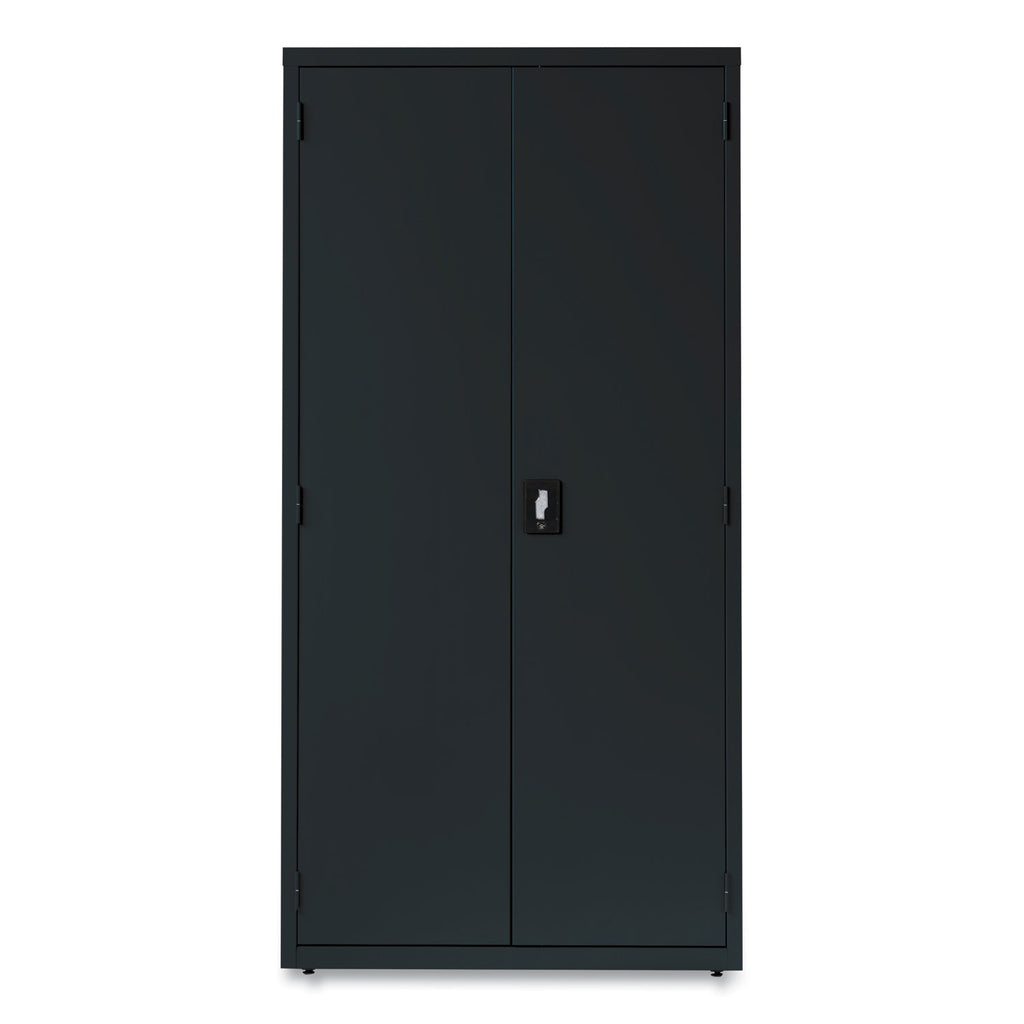 Fully Assembled Storage Cabinets, 5 Shelves, 36" x 18" x 72", Black