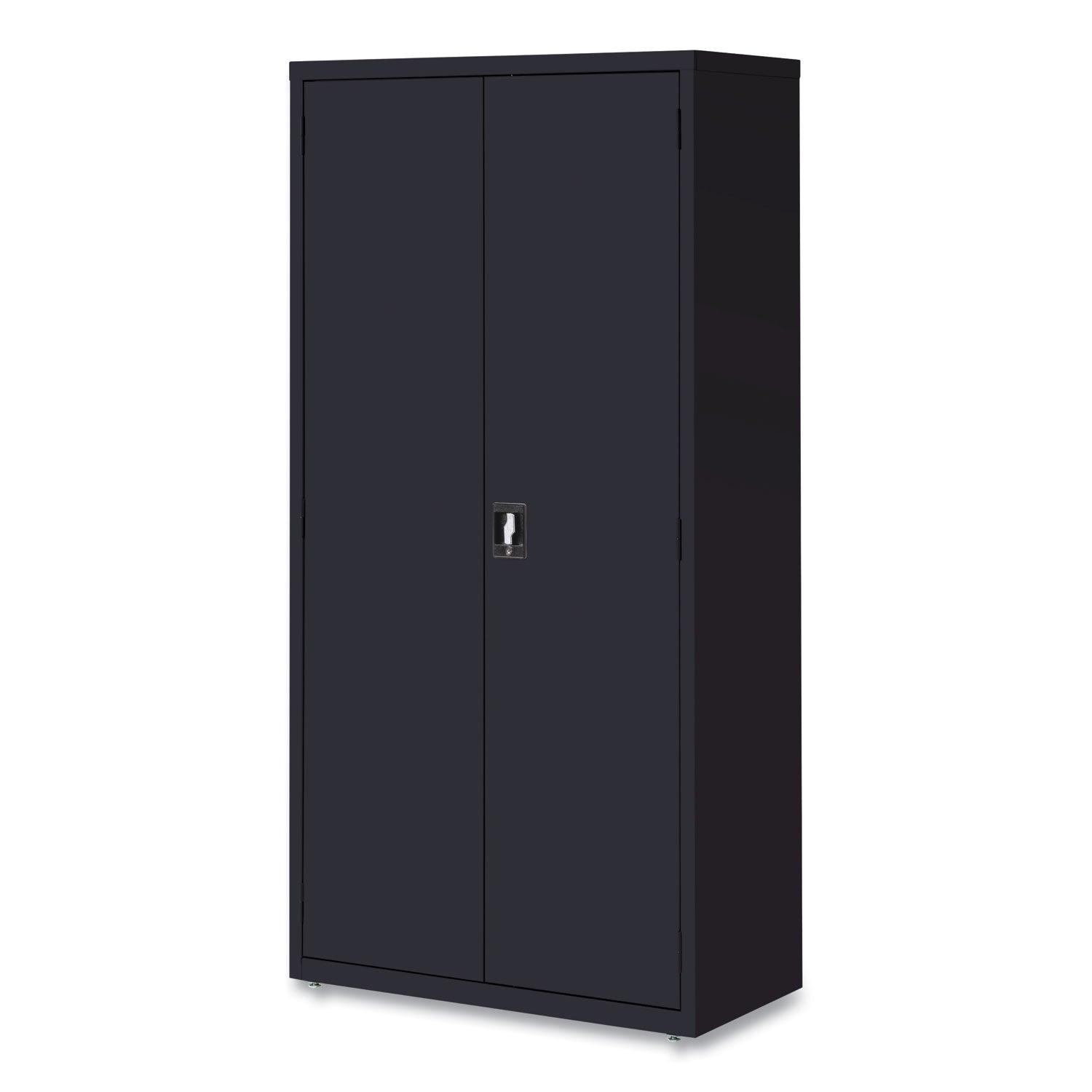 Fully Assembled Storage Cabinets, 5 Shelves, 36" x 18" x 72", Black