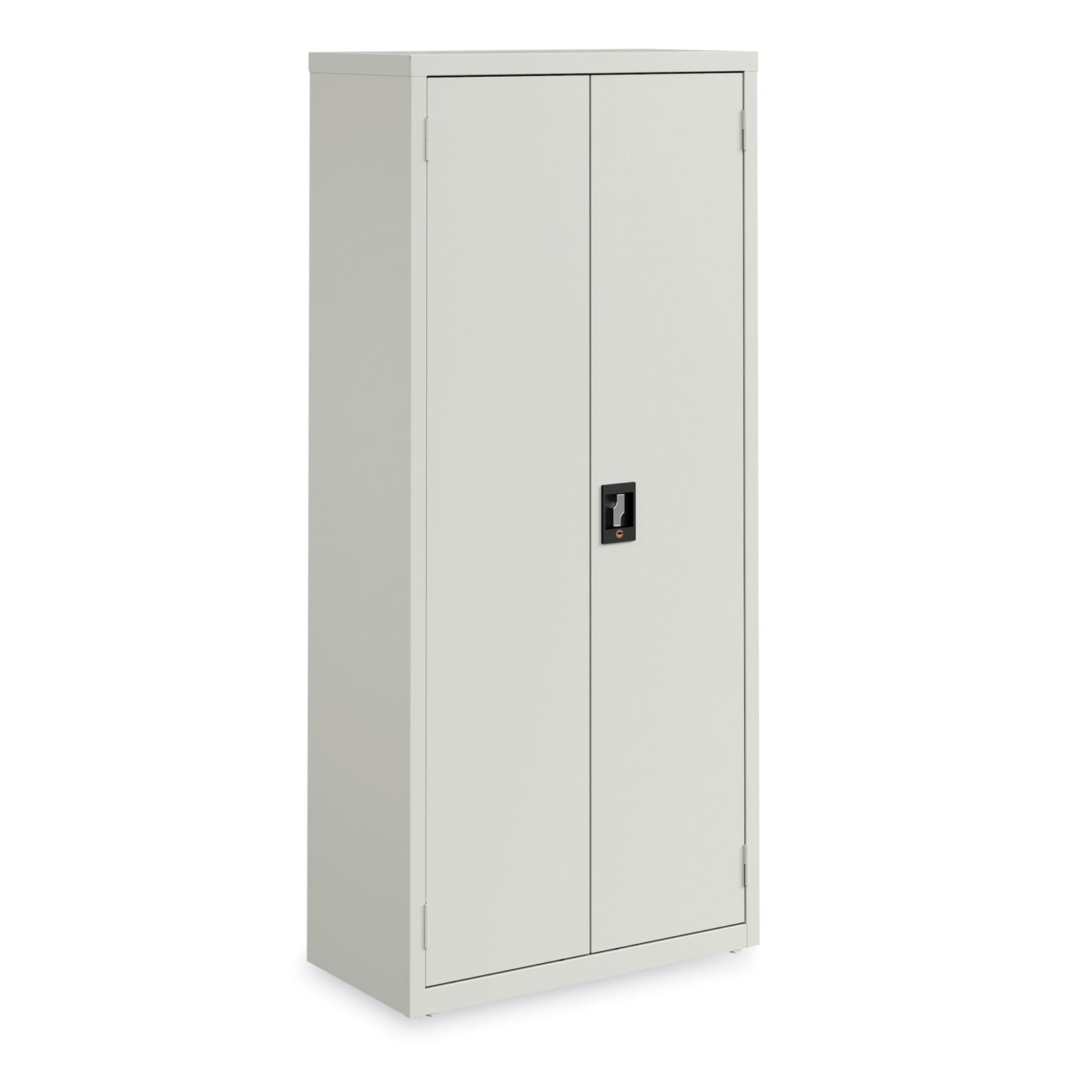 Fully Assembled Storage Cabinets, 3 Shelves, 30" x 15" x 66", Light Gray
