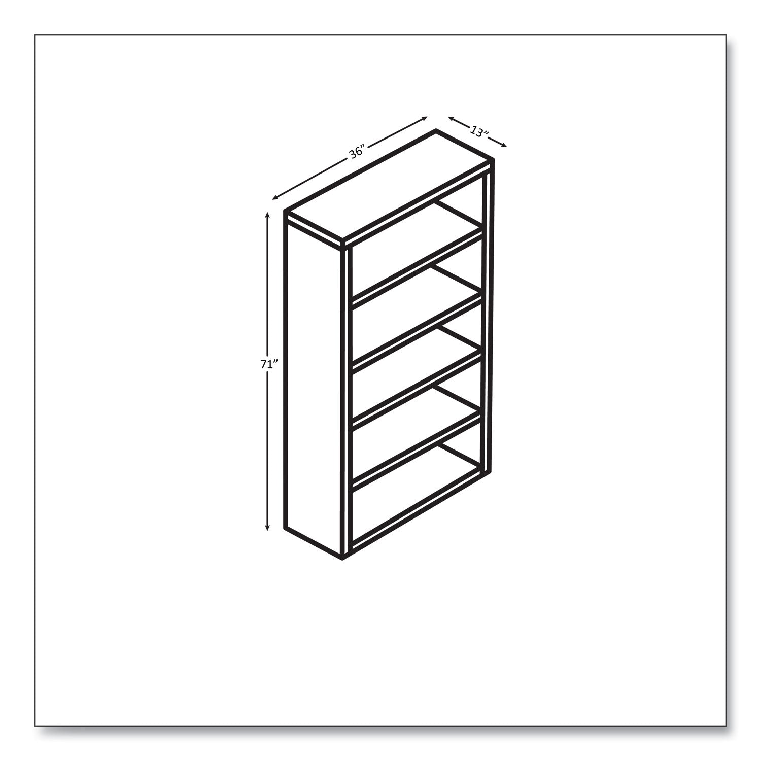 10500-series-laminate-bookcase-five-shelves-36-x-13-x-71-kingswood-walnut_hon105535lki1 - 4