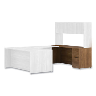 10500 Series Full-Height Right Pedestal Credenza, 72" x 24" x 29.5", Pinnacle