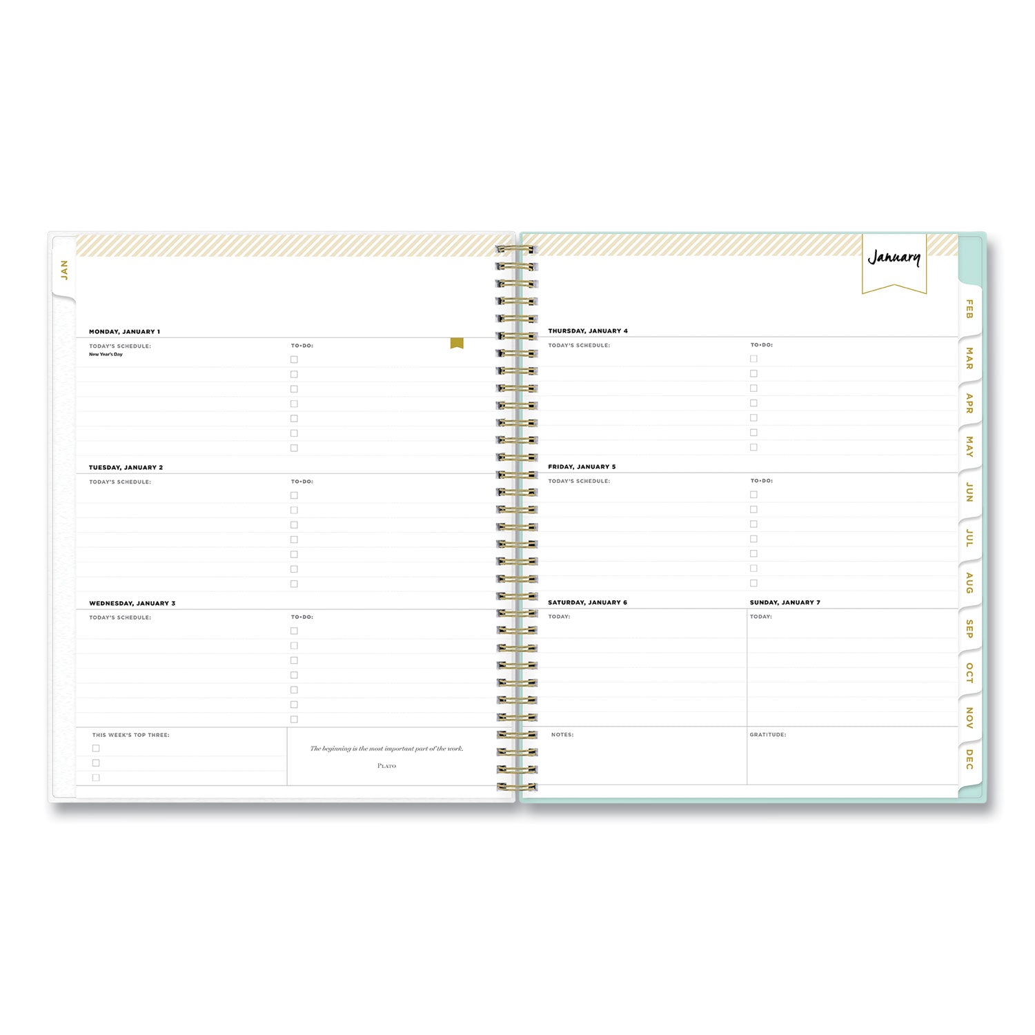 day-designer-secret-garden-mint-frosted-weekly-monthly-planner-11-x-85-multicolor-cover-12-month-jan-to-dec-2024_bls140101 - 3