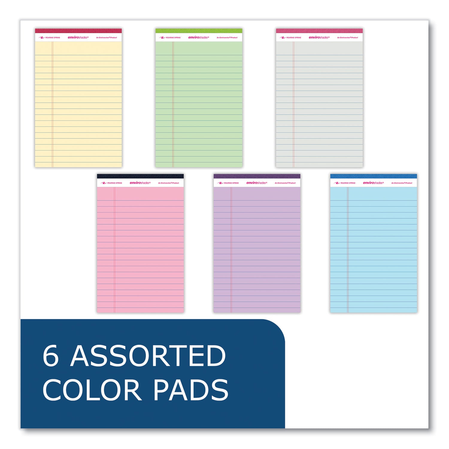 enviroshades-legal-notepads-50-assorted-5-x-8-sheets-72-notepads-carton-ships-in-4-6-business-days_roa74220cs - 3