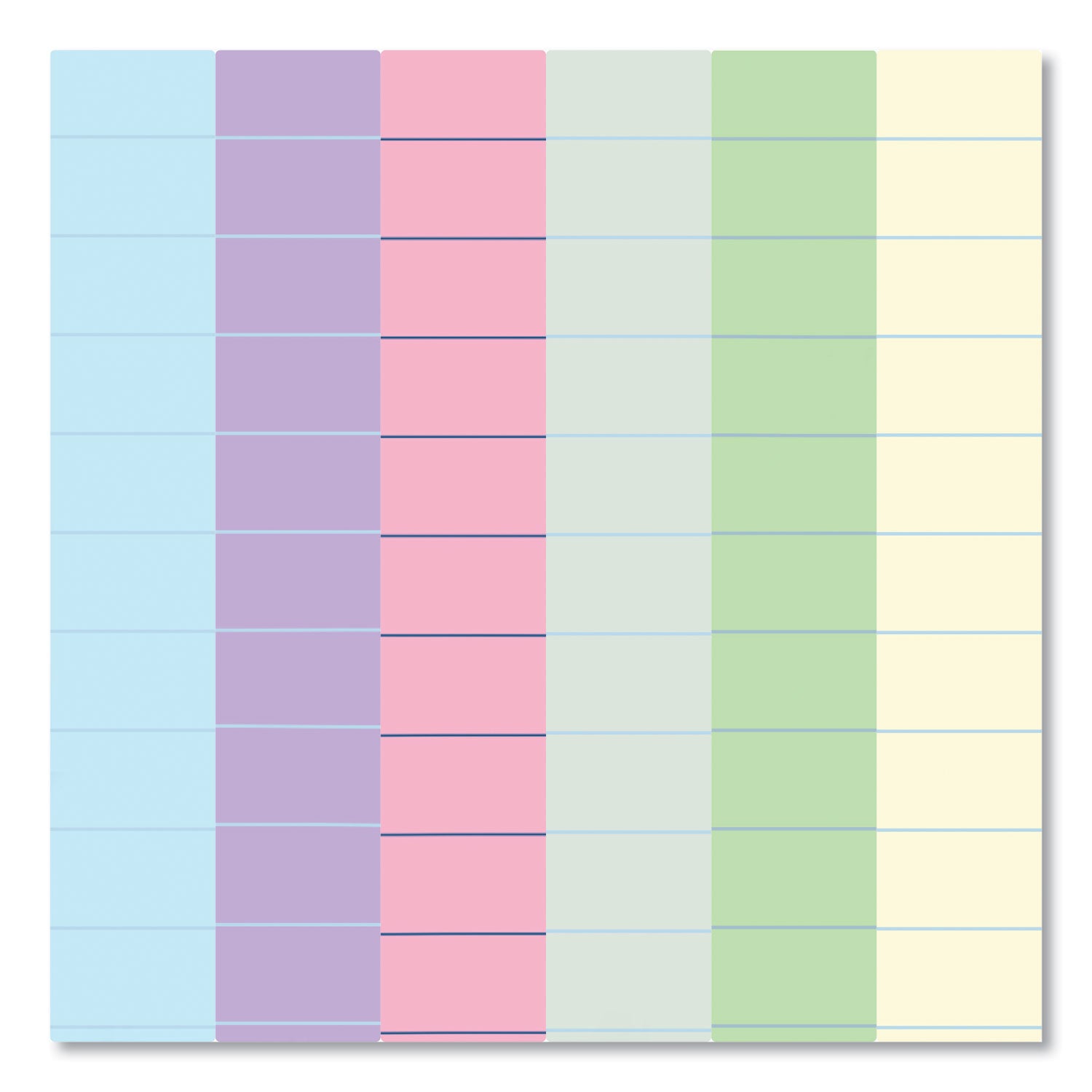 Enviroshades Legal Notepads, 50 Assorted 5 x 8 Sheets, 72 Notepads/Carton, Ships in 4-6 Business Days
