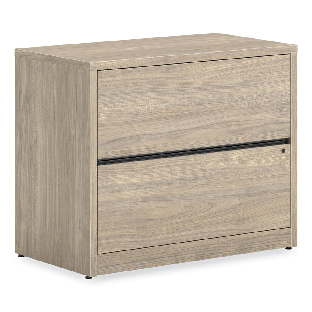 10500 Series Lateral File, 2 Legal/Letter-Size File Drawers, Kingswood Walnut, 36" x 20" x 29.5