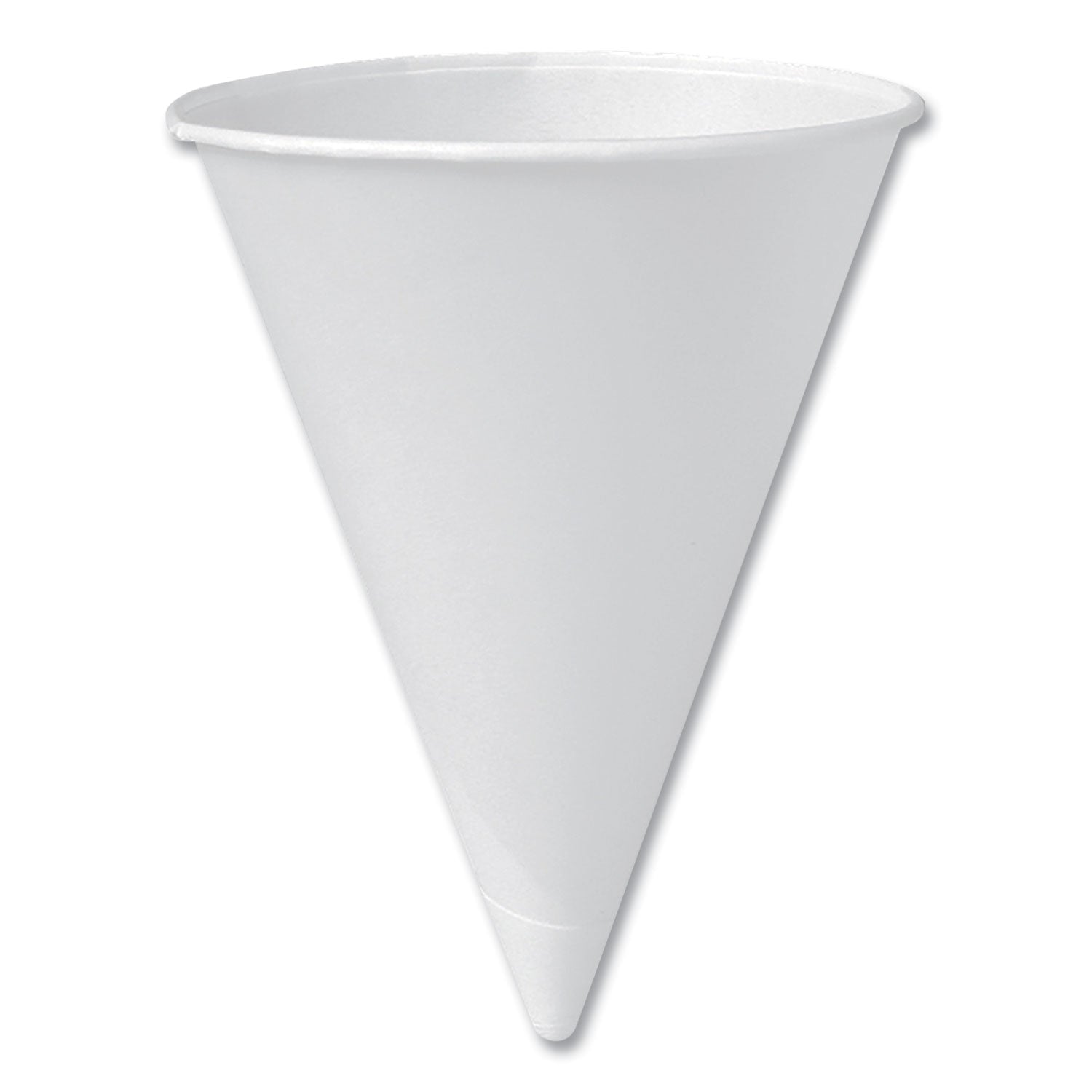 Bare Eco-Forward Treated Paper Cone Cups, ProPlanet Seal, 6 oz, White, 200/Sleeve, 25 Sleeves/Carton - 