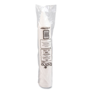 Bare Eco-Forward Treated Paper Cone Cups, ProPlanet Seal, 6 oz, White, 200/Sleeve, 25 Sleeves/Carton
