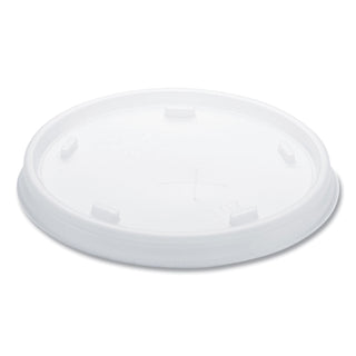 Plastic Cold Cup Lids, Fits 8 oz to 9 oz Cups, Translucent, 100 Pack, 10 Packs/Carton