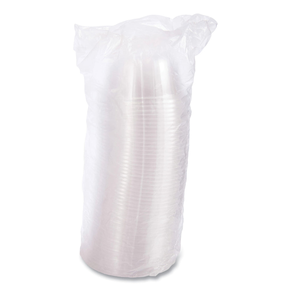 D-T Sundae/Cold Cup Lids, Fits 5 oz to 32 oz Cups, Clear, 50 Pack 20 Packs/Carton