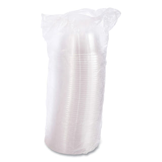 D-T Sundae/Cold Cup Lids, Fits 5 oz to 32 oz Cups, Clear, 50 Pack 20 Packs/Carton